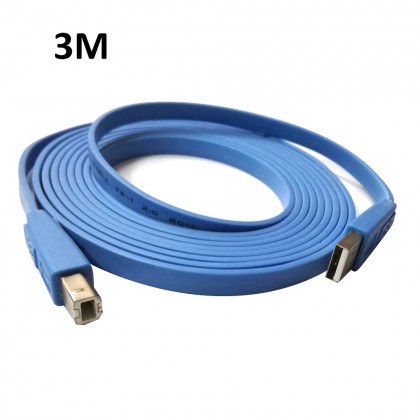 Havit 1.5M / 3M Flat Blue USB 2.0 Printer Cable
